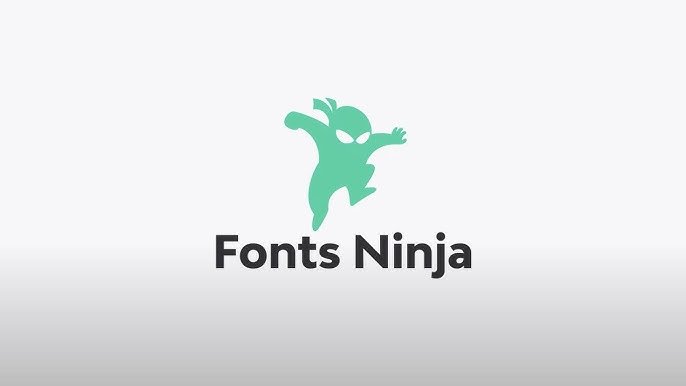 logo fontface ninja