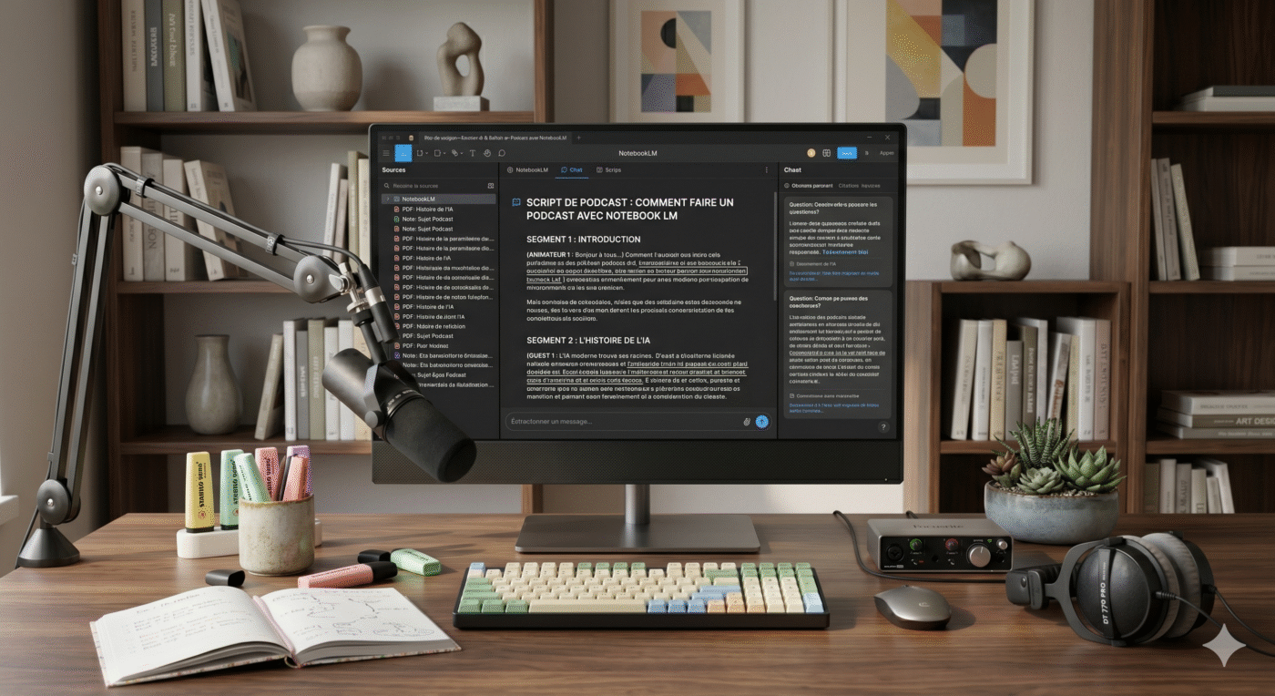 Comment faire un podcast avec Notebook LM ?